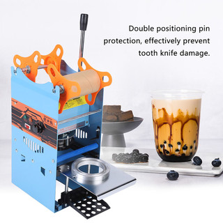 Máy dập cốc - máy đóng nắp miệng ly cốc hộp Ép ly trà sữa, nước ép, cafe, sinh tố, canh