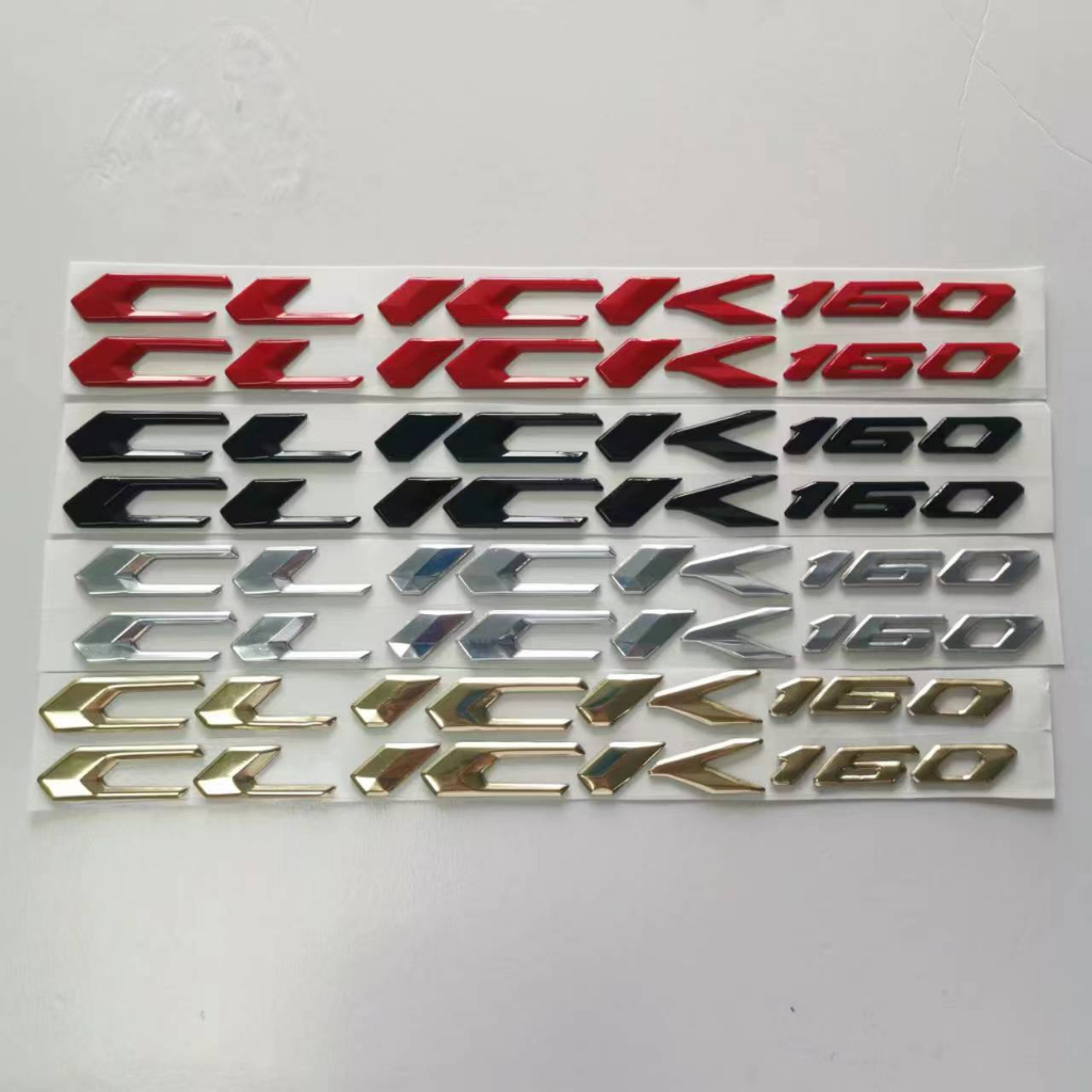 Tem Chữ Click 125i 150i 160 200 xe máy 3D Logo Emblem