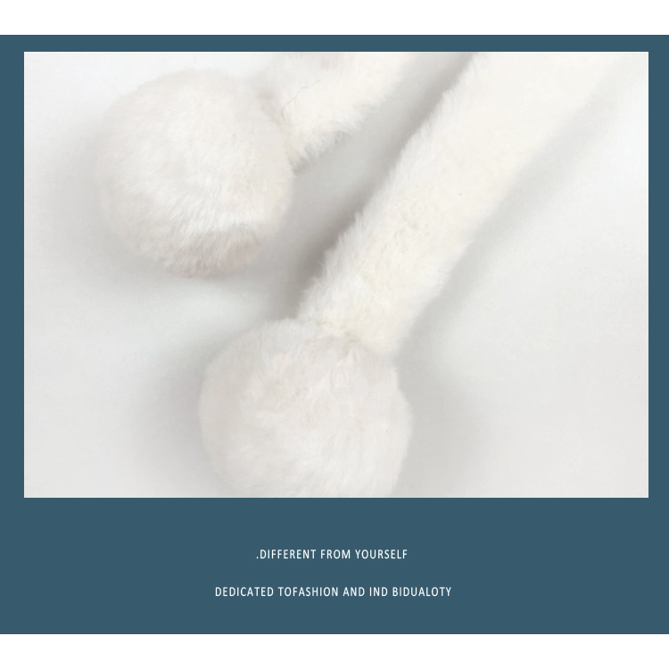 Mũ Lông Dày Dặn Giữ Ấm Tai Dễ Thương Thời Trang Thu Đông Cho Nữ