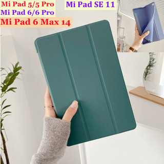 For xiaomi pad 6 max 14 case 2023 folding stand magnetic silicone cover for xiaomi mi pad 6 pad 5 6 pro redmi pad se 11 inch 2023 tablet case