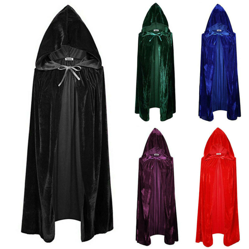 Trẻ em halloween cosplay áo choàng dài trùm đầu phụ kiện áo choàng cho chụp ảnh prop | BigBuy360 - bigbuy360.vn