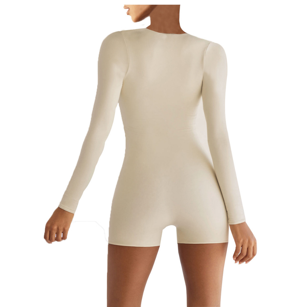 Áo Liền Thân Dài Tay Ôm Dáng Gợi Cảm Dành Cho Nữ