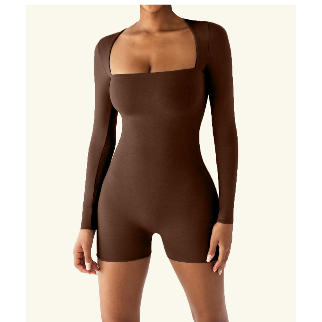 Áo Liền Thân Dài Tay Ôm Dáng Gợi Cảm Dành Cho Nữ