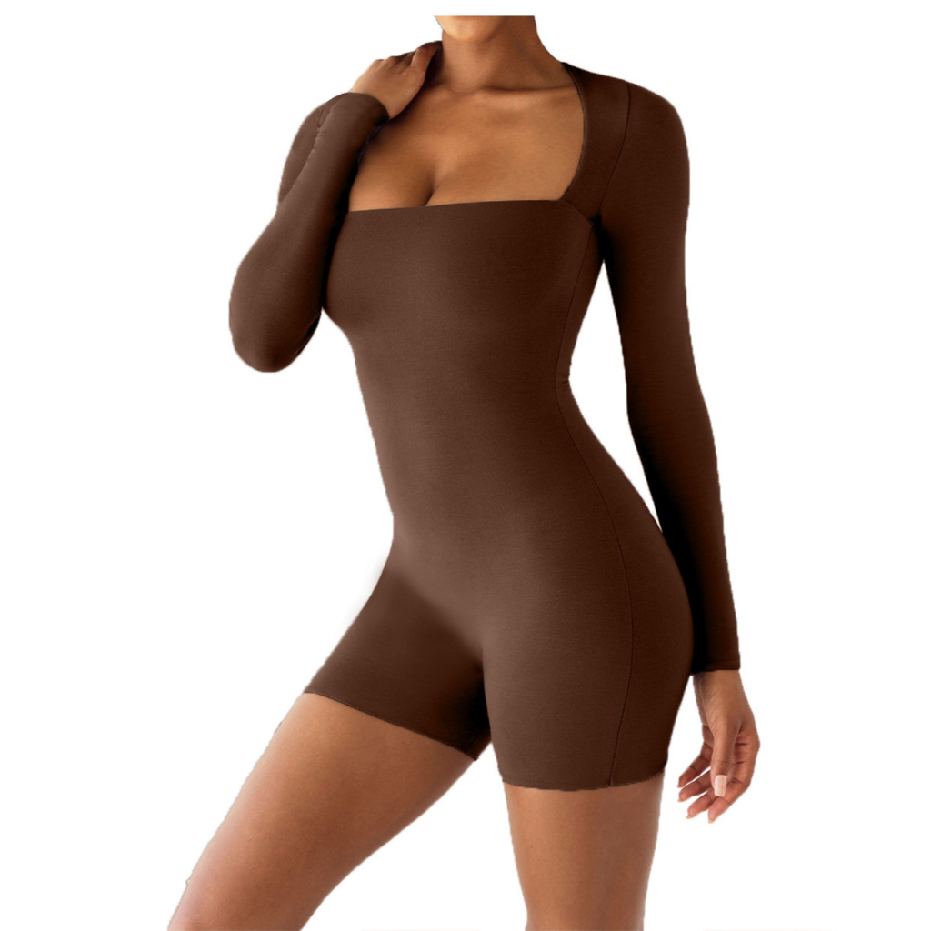 Áo Liền Thân Dài Tay Ôm Dáng Gợi Cảm Dành Cho Nữ