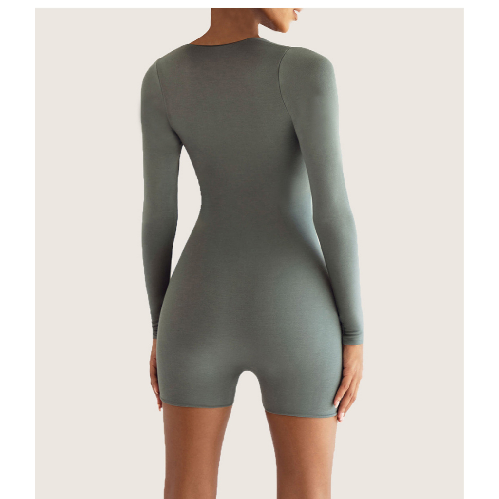 Áo Liền Thân Dài Tay Ôm Dáng Gợi Cảm Dành Cho Nữ