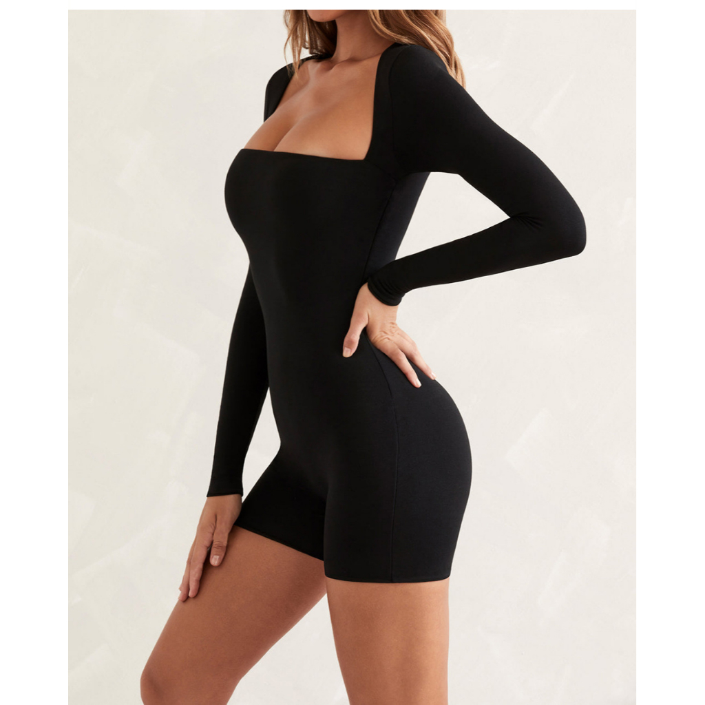 Áo Liền Thân Dài Tay Ôm Dáng Gợi Cảm Dành Cho Nữ