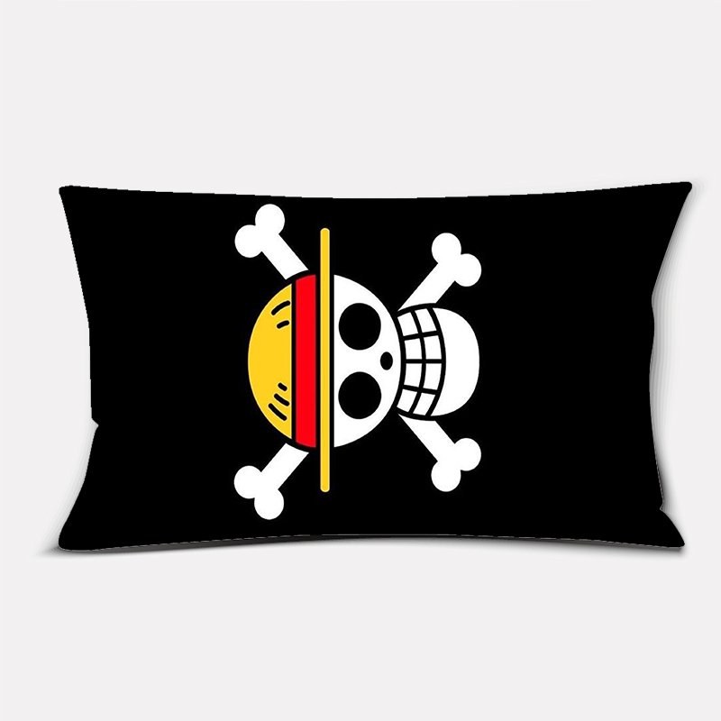 Vỏ Gối 4 Kích Cỡ Chất Lượng Cao Họa Tiết one piece rafalgar law skull Ốp