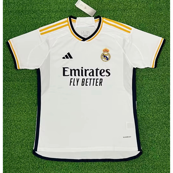 2023 2024 real madrid trò chơi sân nhà và sân khách phiên bản người hâm mộ áo bóng đá còn hàng