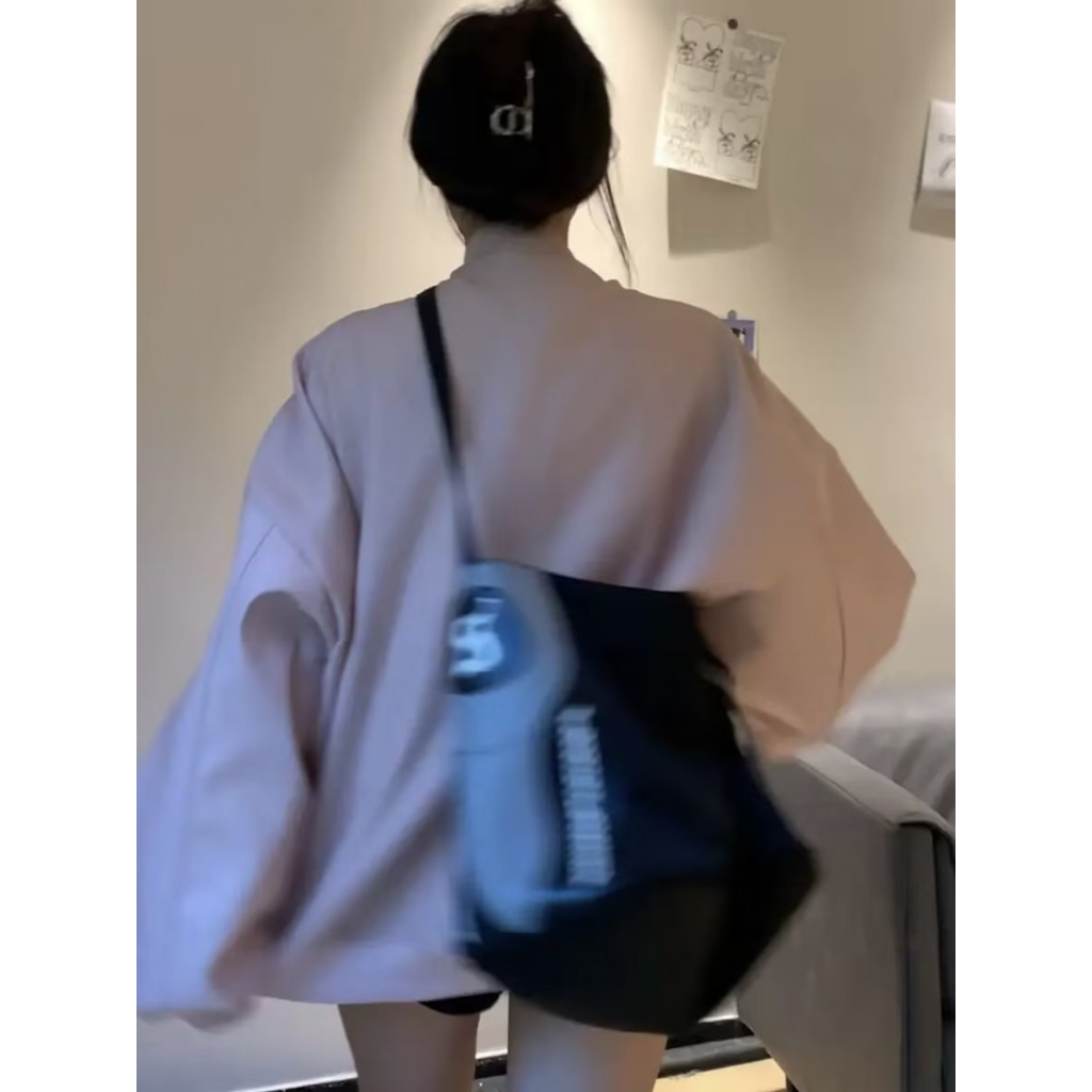 Áo Khoác Bóng Chày Dáng Rộng Thời Trang Cá Tính