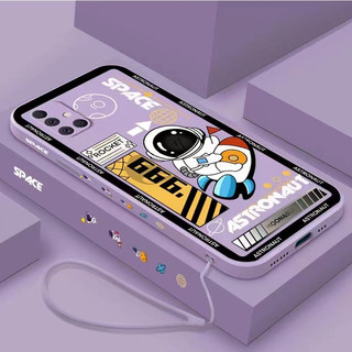 ốp lưng Redmi Note 12 4G Note 12 5G Note 12 Pro 5G Note 12 Pro+ 5G Note 12 Pro 4G Note 12 TURBO Note 12S 4G Silicone tên lửa phi hành gia với dây buộc