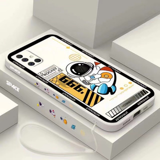ốp lưng Redmi Note 12 4G Note 12 5G Note 12 Pro 5G Note 12 Pro+ 5G Note 12 Pro 4G Note 12 TURBO Note 12S 4G Silicone tên lửa phi hành gia với dây buộc