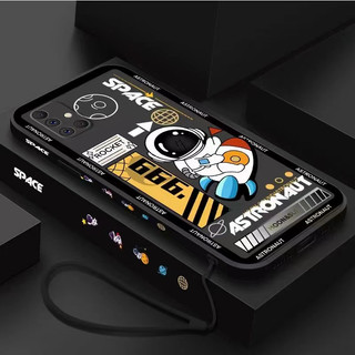 ốp lưng Redmi Note 12 4G Note 12 5G Note 12 Pro 5G Note 12 Pro+ 5G Note 12 Pro 4G Note 12 TURBO Note 12S 4G Silicone tên lửa phi hành gia với dây buộc