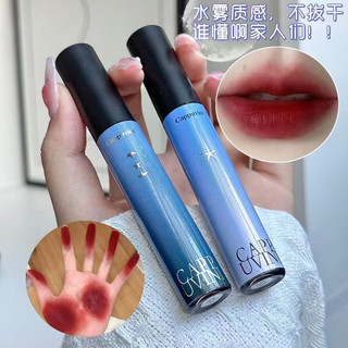 [Hàng mới về] Son kem tint đá quý trang điểm làm đẹp chăm sóc môi lì mịn đỏ chống nước lâu trôi