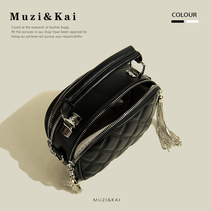 Muzikai Túi Đeo Chéo Dáng Vuông Nhỏ Thời Trang 2023 Sang Trọng Cho Nữ