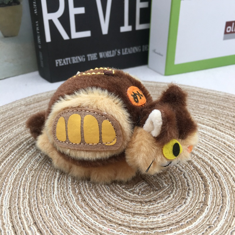 Búp Bê Nhồi Bông Hình Mèo hayao miyazaki totoro 11cm Làm Quà Giáng Sinh