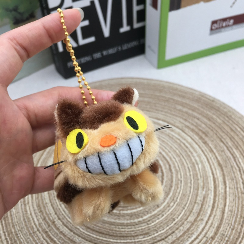 Búp Bê Nhồi Bông Hình Mèo hayao miyazaki totoro 11cm Làm Quà Giáng Sinh