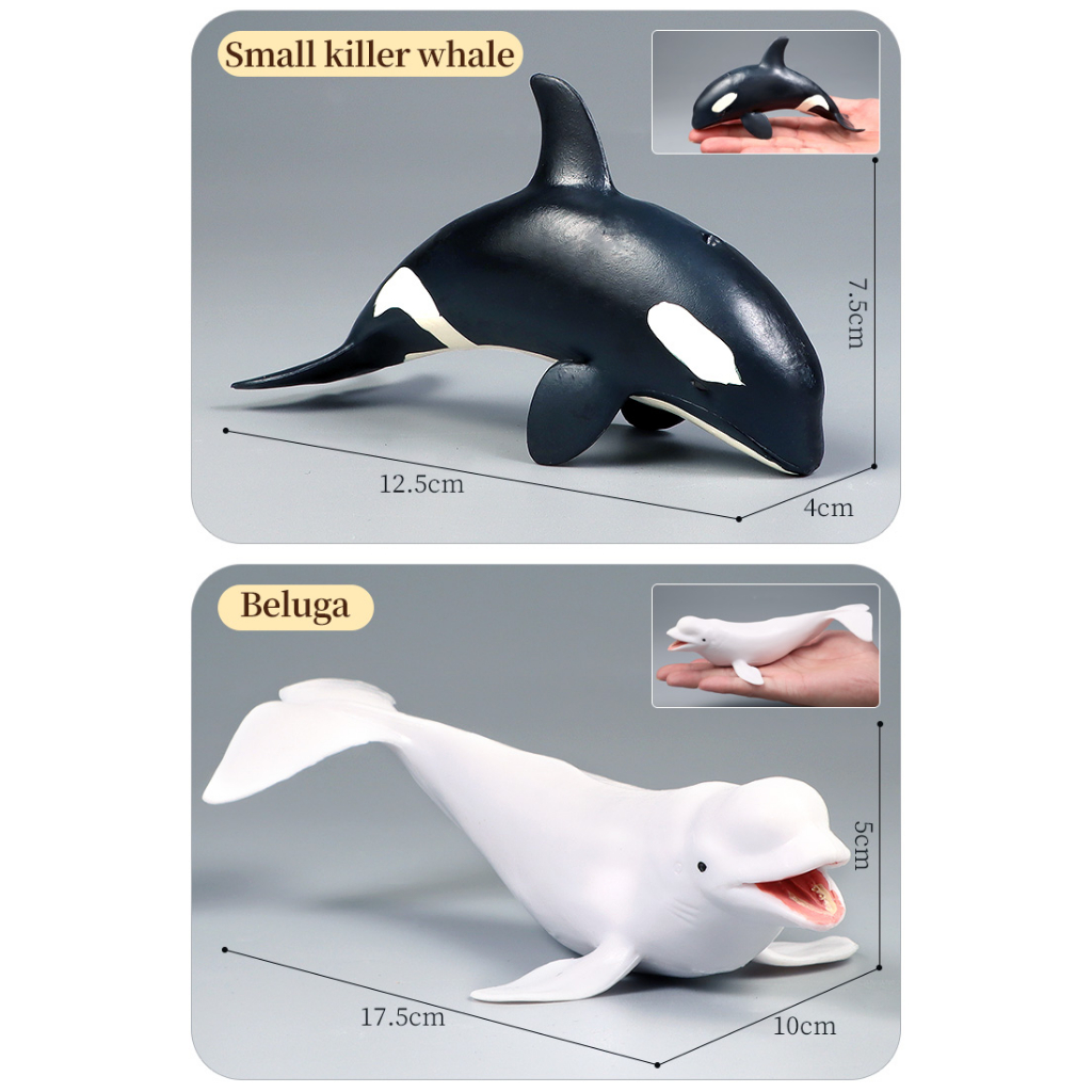 Mô Hình Cá Mập Biển Sống Động Bằng PVC Trang Trí Nhà Cửa