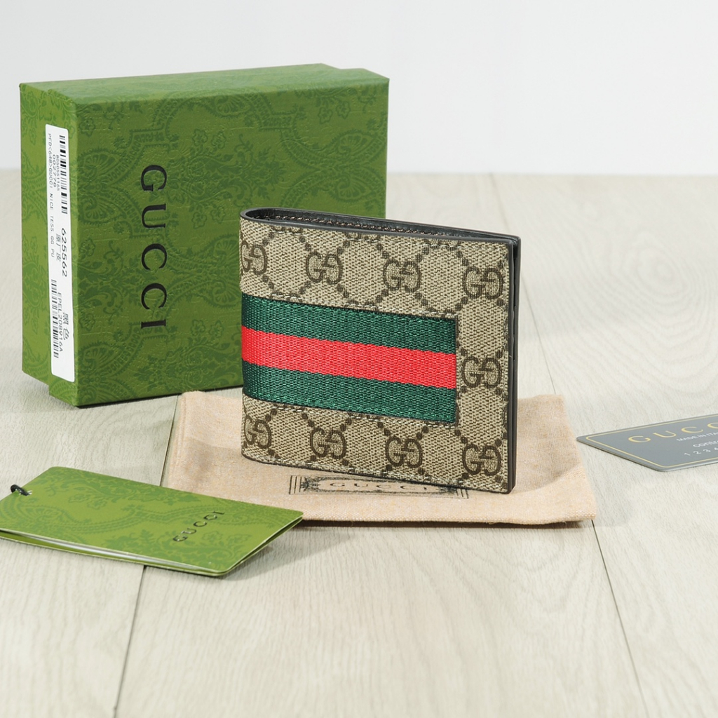 Ví Da Bò gucci Chính Hãng 100% Chất Lượng Cao Cho Nam 456126