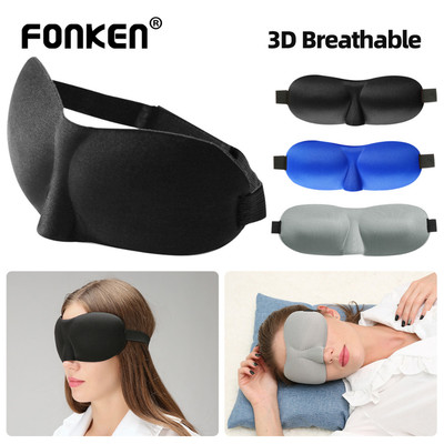 Mặt nạ bịt mắt ngủ FONKEN 3D tự nhiên mềm mại nhỏ gọn tiện dụng cao cấp mang theo du lịch