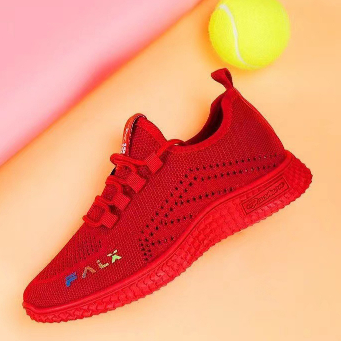 Giày thể thao buộc dây nhẹ dành cho nữ có lưới thoáng khí