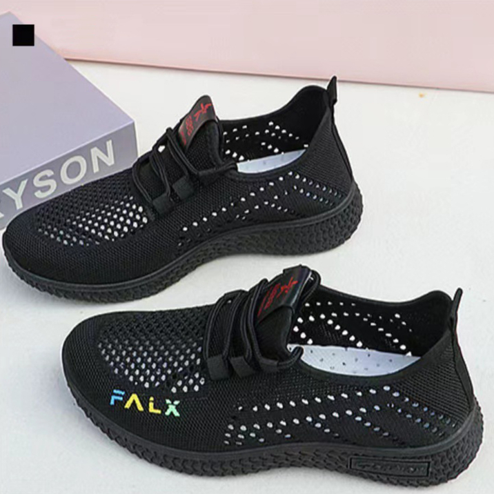 Giày thể thao buộc dây nhẹ dành cho nữ có lưới thoáng khí