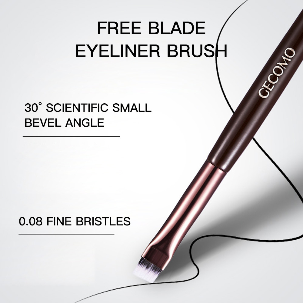 Gecomo Bút Kẻ Mắt Dạng gel Màu Lì Nhanh Khô Chống Thấm Nước Lâu Trôi