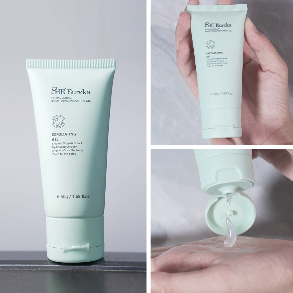 2pcs Gel Tẩy Tế Bào Chết Dưỡng Ẩm Nuôi Dưỡng Cải Thiện Làn Da 50g she eureka herbal