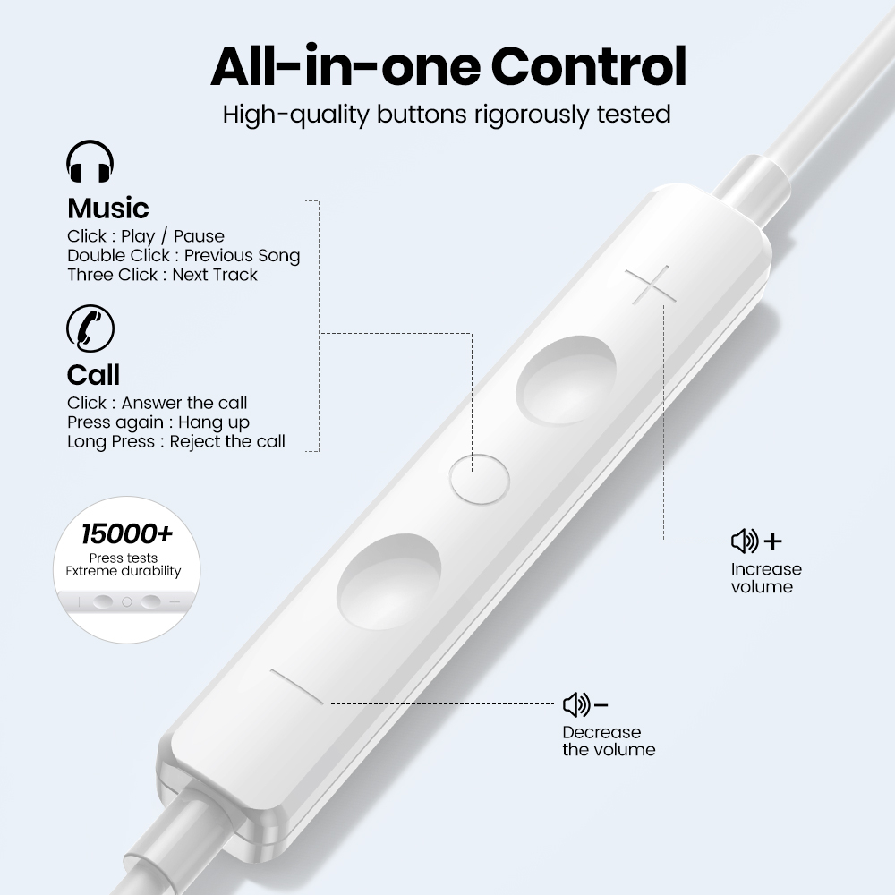 TOPK Tai Nghe Nhét Tai Đầu Cắm 3.5mm Cho iphone android