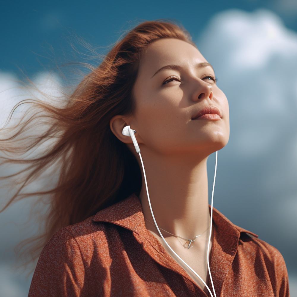 TOPK Tai Nghe Nhét Tai Đầu Cắm 3.5mm Cho iphone android