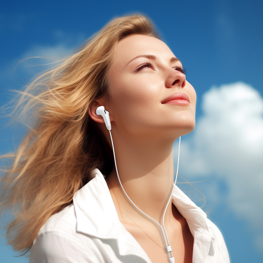 TOPK Tai Nghe Nhét Tai Đầu Cắm 3.5mm Cho iphone android