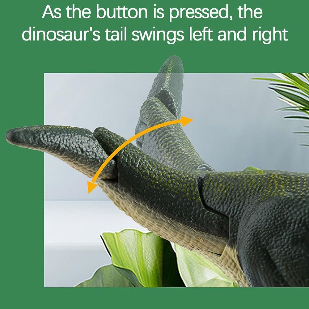 Yan1 Đồ Chơi Khủng Long Bằng Nhựa Có Đuôi Và Đuôi Bắt Mắt