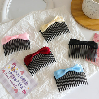 Lược Cài Tóc Thắt Nơ Phong Cách Hàn Quốc Ngọt Ngào Thời Trang Cho Nữ