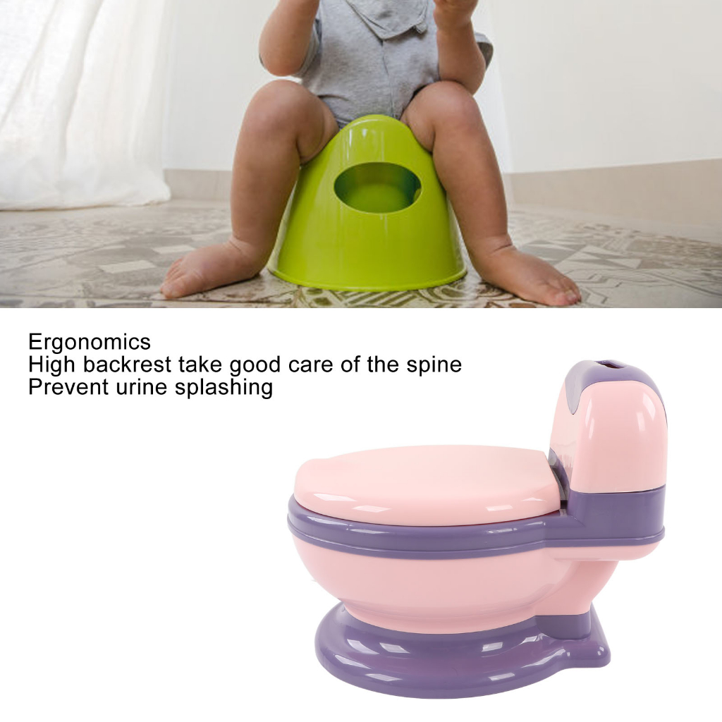 TinyLand Bô vệ sinh mô phỏng dành cho trẻ em, bô đặc biệt dành cho bé trai, bé gái, trẻ em, trẻ sơ sinh và trẻ mới biết đi kích thước lớn