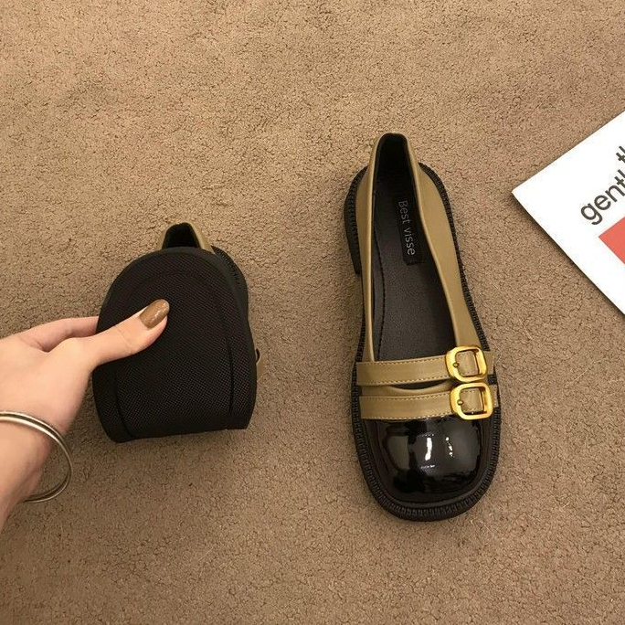 UETEEY giày búp bê Mary Jane Lolita Đế da mềm đế êm thời trang 2023 081604