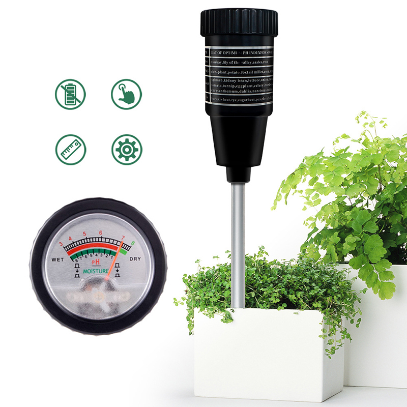 Máy Đo Độ PH Và Độ Ẩm Đất, Dùng đo độ PH cho vườn cây ăn trái, trồng lúa, cây công nghiệp phiên bản mới nhất