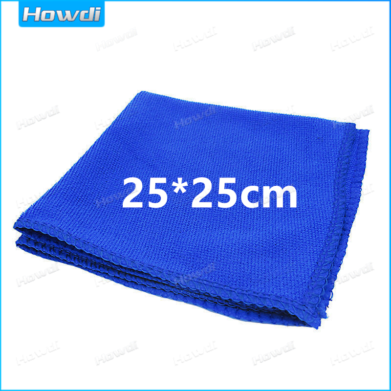 1 / 3 / 5 Khăn Lau Xe Hơi Mềm Mại Thấm Hút Tốt 25x25cm