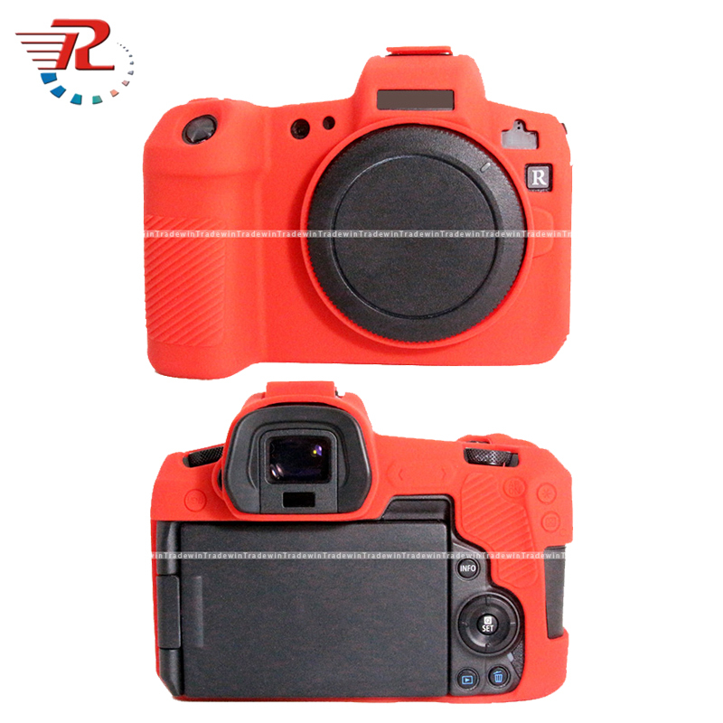 Canon Vỏ Silicon Cao Su Mềm Bảo Vệ Thân Máy Ảnh canon eos r