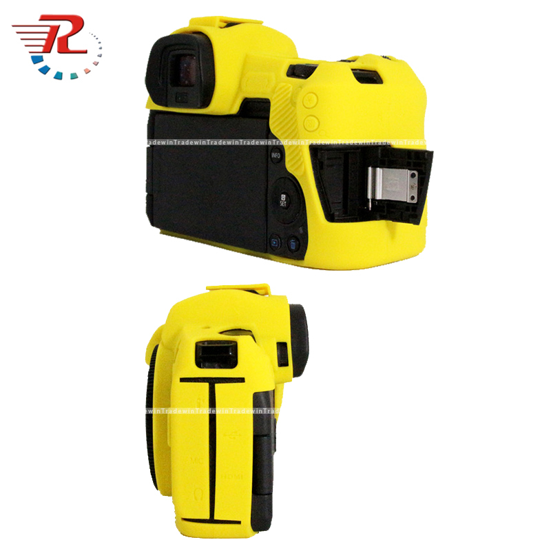 Canon Vỏ Silicon Cao Su Mềm Bảo Vệ Thân Máy Ảnh canon eos r