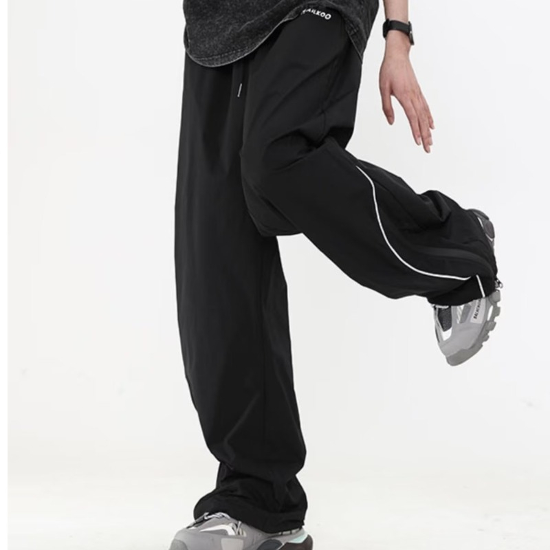 Quần Dài Dáng Rộng Phong Cách Hip Hop Đường Phố Thời Trang Xuân Thu Cho Nam