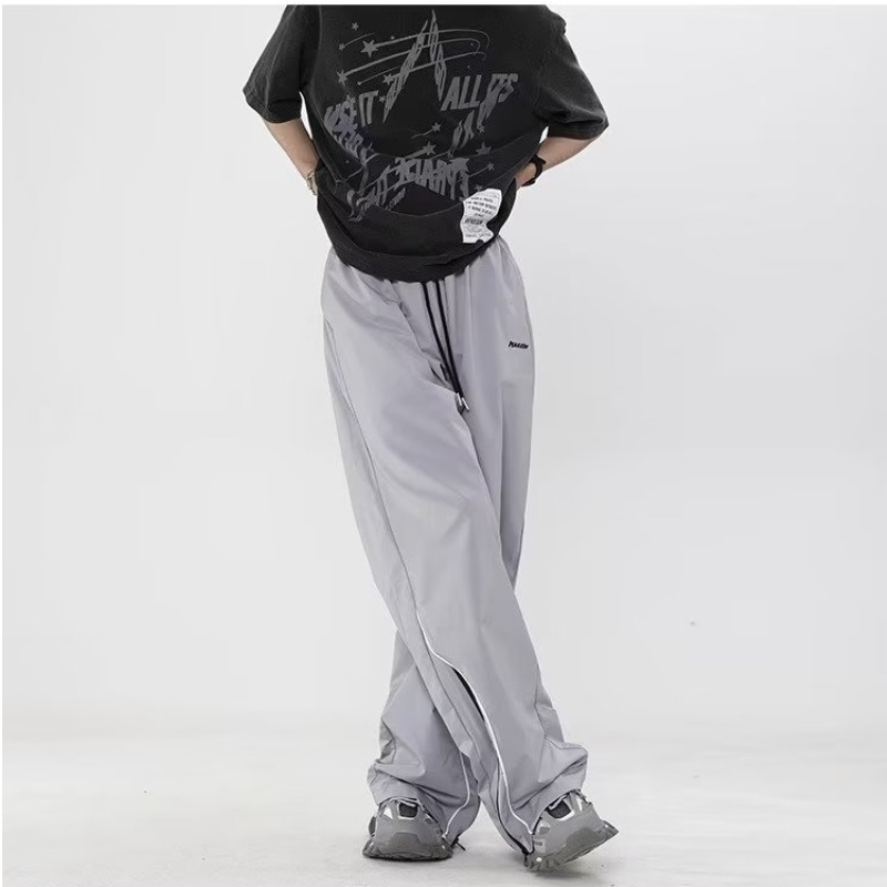 Quần Dài Dáng Rộng Phong Cách Hip Hop Đường Phố Thời Trang Xuân Thu Cho Nam