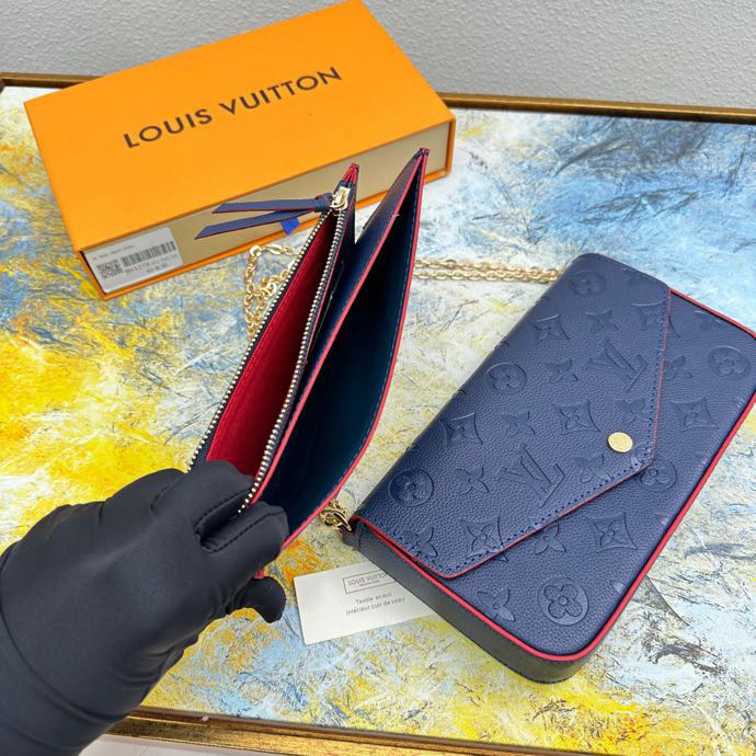 LOUIS VUITTON Túi Xách lv Chính Hãng 100% Họa Tiết Kim Cương m61276 Cho Nữ