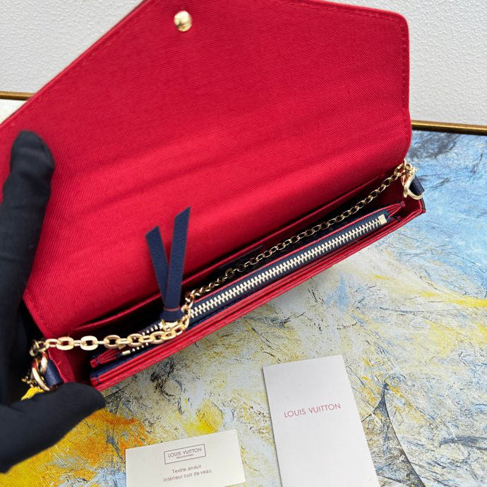 LOUIS VUITTON Túi Xách lv Chính Hãng 100% Họa Tiết Kim Cương m61276 Cho Nữ