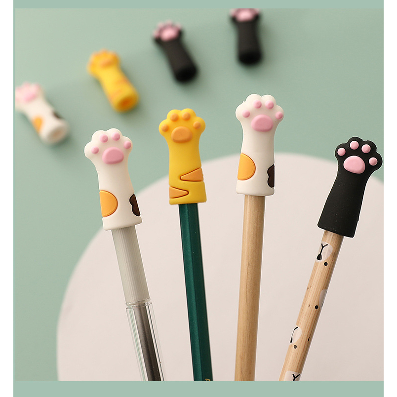 Vỏ Bọc Bút Chì Hình Móng Vuốt Đáng Yêu Nhỏ Gọn Dành Cho Học Sinh Vẽ Phác Thảo Văn Phòng