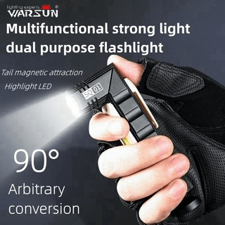 Warsun đèn pin led sq01 có thể sạc lại siêu sáng đa năng tiện dụng
