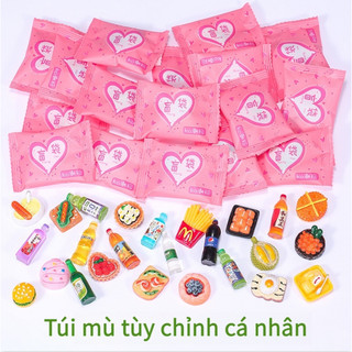 Mô hình đồ chơi trang sức bình sữa / thức ăn / siêu nhân mini diy cho bé