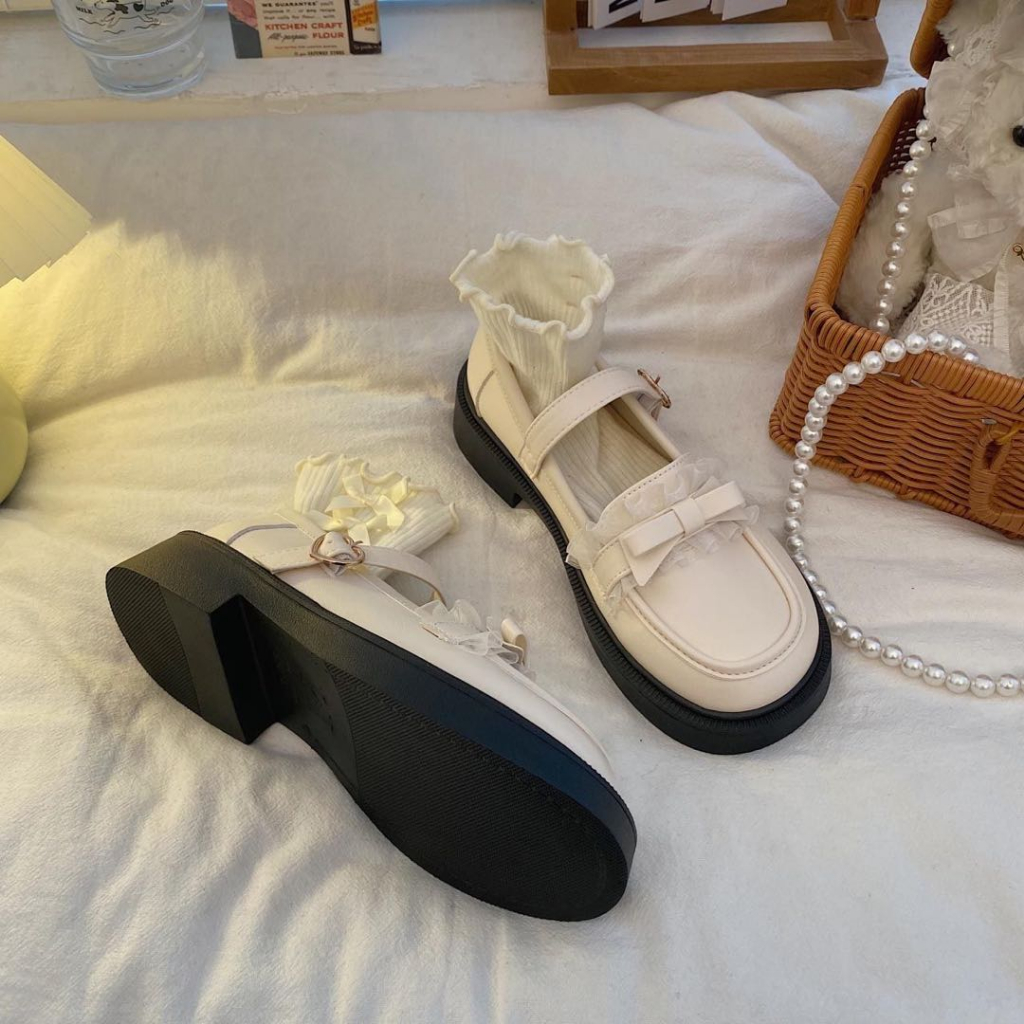 UETEEY giày búp bê Mary Jane Lolita Đế da mềm đế êm thời trang 2023 B92G02B 34Z230821