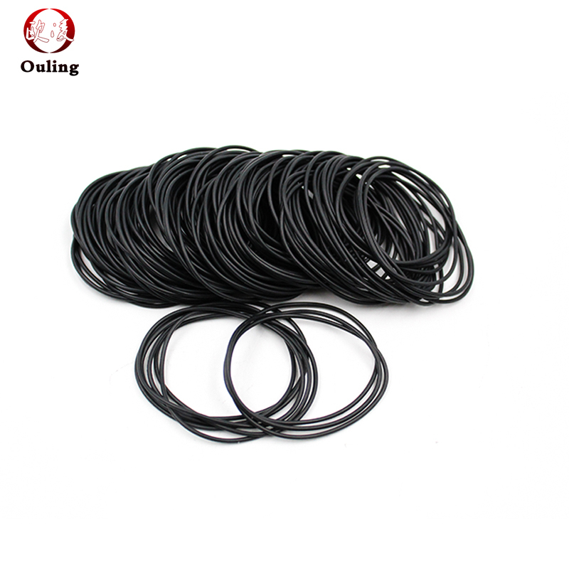 1 Vòng Đệm Cao Su Chống Thấm Nước / Chống Dầu / Chống Mài Mòn Vòng Chữ o Màu Đen 60 cs 1.5mm 46-125mm