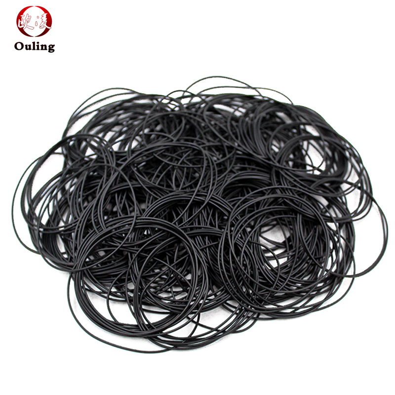 1 Vòng Đệm Cao Su Chống Thấm Nước / Chống Dầu / Chống Mài Mòn Vòng Chữ o Màu Đen 60 cs 1.5mm 46-125mm