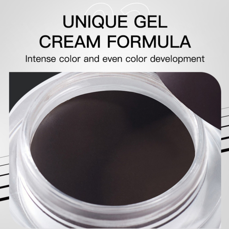 Gecomo Bút Kẻ Mắt Dạng gel Màu Lì Nhanh Khô Chống Thấm Nước Lâu Trôi