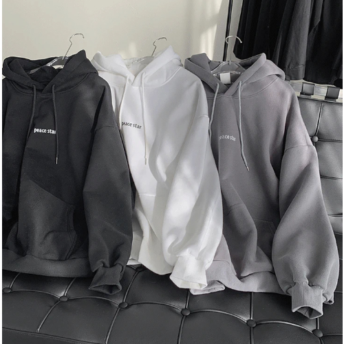 Áo hoodie Dáng Rộng In Chữ Phong Cách Thời Trang Hàn Quốc Cho Nam Giới Có Size m-5xl